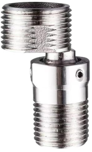 Stahl abgewinkelter gebogener Fußwinkel Einstellschraube Exzenter 360° Eckadapter Wandmontage Wasserhahn Rota Dusche P5U6