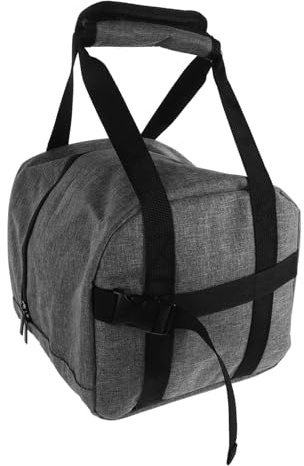 DECOMELODY Bowlingtasche Für Einen Ball Gepolsterte Ballhalterung Leicht Tragbare Umhängetasche Mit Netztasche Für Zubehör Großem Stauraum Für Sportausrüstung Für Arbeit Büro Und Reisen