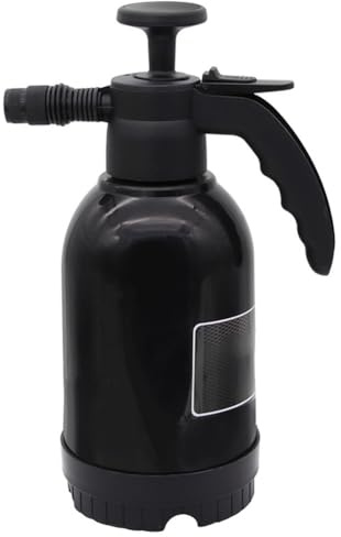 Homeponnew Botella pulverizadora de agua a presión de 2 L para limpieza de coche, plantación de jardín y uso doméstico, boquilla ajustable de fina a gruesa, material de polipropileno con agujero de