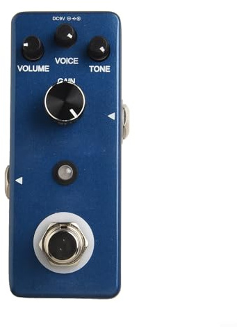 Pedal de guitarra, pedal de efectos Dumble Overdrive para Rowin, pedales de efectos basados en baja distorsión con True Bypass