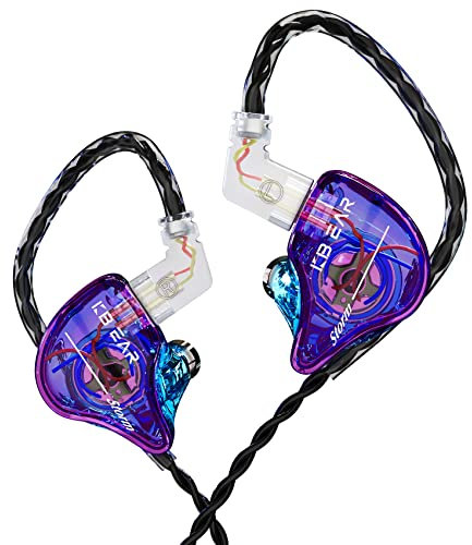 keephifi KBEAR Storm ecouteurs filaires in Ears écouteurs Intra-Auriculaires, in Ear Monitor 10 mm Magnétiques Pilotes dynamiques Gaming IEM pour Musiciens, chanteurs, audiophiles