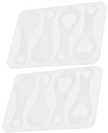 Homoyoyo 2pcs Washable Silicone Mold for Trolley Token with Shopping Cart Token Shape, Easy to Use for Decorative Item Making, Suitable for Beginners and Experienced Crafters