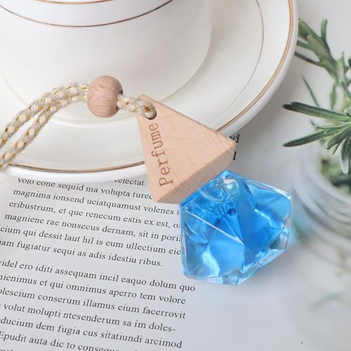 2 x 10ml Profumo per Auto Uomini & Donne,Deodorante per Auto Alberello Profumato,Clip Diffusore per Auto,Neutralizzatore di Odori per Interni Auto,Aromaterapia Auto,Flacone (Oceano)