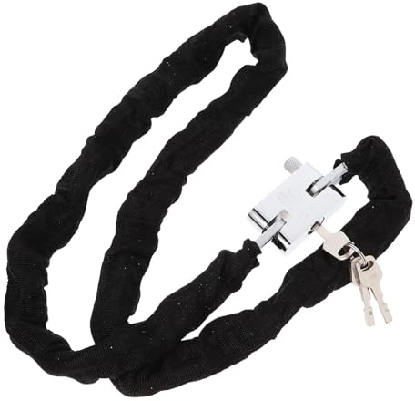 CIYODO Heavy Duty Chain Padlock Bike Lock for Outdoor Cycling Motorcycle Security Anti-Theft Motorcycle Lock with Corrosion Resistance Portable High Security Chain Protector for Mountain