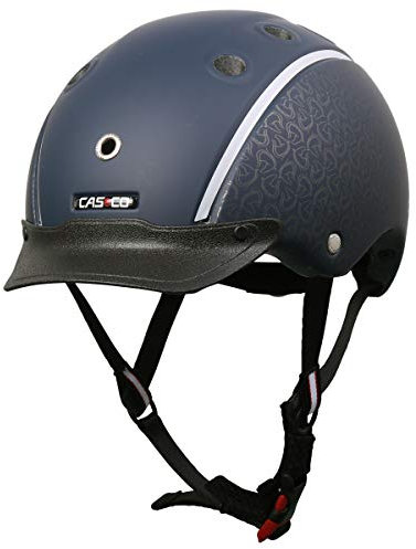 Casco Kinder Reithelm Choice blau metallic S (52-56cm)