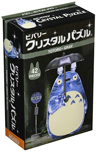 Beverly 42 Stück Kristall Puzzle Totoro Grau