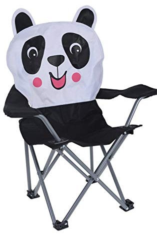 Meinposten. Campingstuhl für Kinder Klappstuhl Gartenstuhl Kind Klappsessel Kinderklappstuhl (Pandabär)