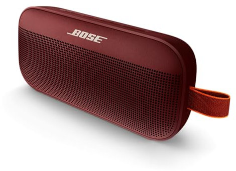 Bose SoundLink Flex – Bärbar Bluetooth-högtalare, trådlös vattentät högtalare för användning utomhus på resor, karmin, Carmin