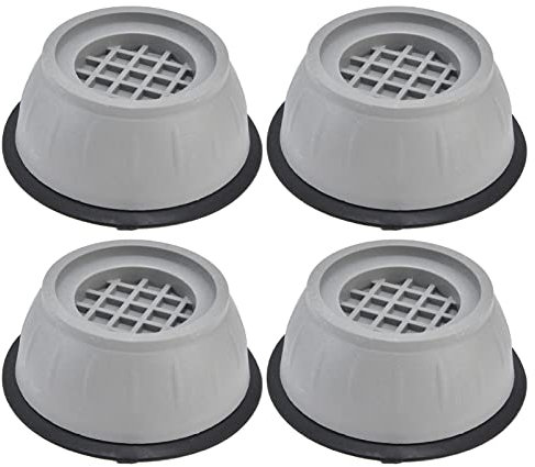 4pcs Washing Machine Cushion Set Anti Vibration Pads Shockproof Noise Cancelling Prevent Slip Washer Foot Cushion for Refrigerator Dryer(Large 9CM)