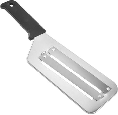 Générique Broyeur De Râpé Broyeur De Légumes Chou Râpé Lame Tranchante en Acier Inoxydable Trancheuse De Chou Déchiqueteuse Trancheuse De Chou Antidérapante Chou Double Couche Râpé pour Légumes Noir