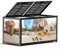 BUCATSTATE Hamsterkäfig 3,0: Metall Rattenkäfig Kleintierkäfig Groß Stapelbar mit Einfacher Montage 100L x 50W x 52H cm für Nager, Mäuse, Zwerghamster (0,5m², Schwarz)