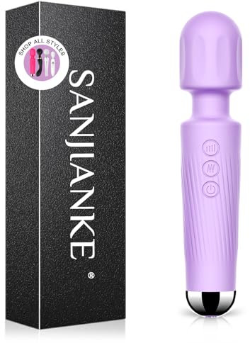 Giocattoli Sessuali per Donne Vibratore Solo, Donna Dildo Vibratori Erotici Clitoride anale E Stimolazione Del Punto G Giocattoli，Con 8 Velocità e 20 Modalità per Donne Vibratori per Coppie (lavande)