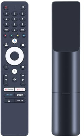 Replacement Voice Remote Control for Thomson UHD TV Smart Android TV compatible with 50UA5S13-2023
