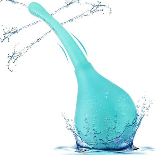 170ml Reusable Enema Bulb with Anti-flowback Valve, Vaginal & Anal Douche for Men Women, Portable Intimate Care Douche Cleaning