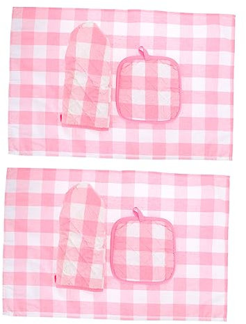 COLLBATH Küchenartikel Schutzhandschuhe Ofenhandschuhe Handschuhe Zum Kochen Ofen Handschuhe Kochkissen Mikrowellenhandschuh Geschirrspültücher Verbrühschutzkissen Küchenhelfer