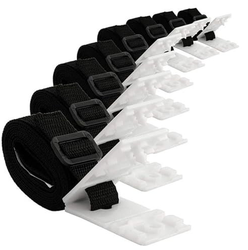 RVIFY Swimming Pools Pool Solar Cover Reel Attachment Kit Pool Cover Tightening Straps 8pcs Blanket Straps + 8pcs Buckles + 8pcs Clips Hot Tub Cover