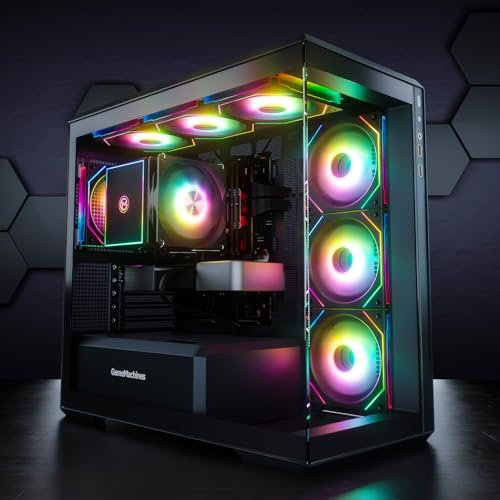 GameMachines Fury - Gaming PC - AMD Ryzen 7 5700X - GeForce RTX 5060Ti 16GB - 1TB SSD - 32GB DDR4 - WLAN - Win 11 Pro