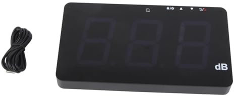 Fonometro, Misuratore di livello sonoro USB con display LCD Misuratore di livello sonoro da parete con display LCD Misuratore di livello sonoro digitale USB 30-130 dB