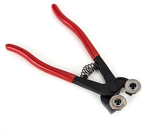 Yardenfun 1pezzi Pinze Tagliapiastrelle in Acciaio Inox Pinze Tagliapiastrelle in Vetro Rondi Manuali Da Te Per Decorazioni Domestiche Strumento Da Te