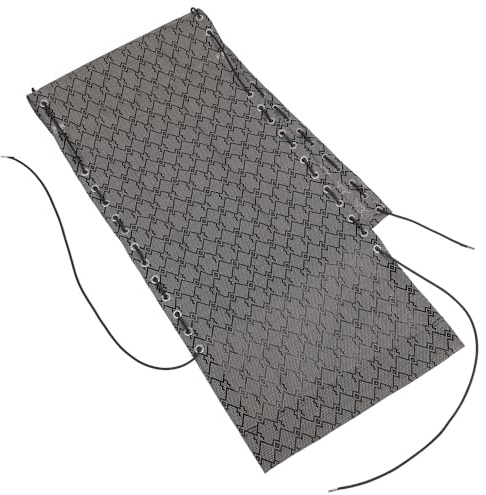 UPKOCH Housse de Remplacement pour Chaise Longue Pliable, Tissu Résistant et Respirant avec Kit de Sangles, Accessoire pour Fauteuil de Jardin Extérieur, Chaise de Plage et Camping,