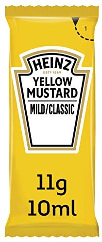 Heinz Yellow Mustard Classic Sachet 10ml x 200