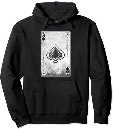 Herz Ass Spielkarte Karten Spiel Kostüm | Geschenk Pullover Hoodie