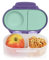 b.box Fiambrera Infantil con Compartimentos | Bento Box Infantil Mini con 2 Compartimentos Herméticos | Caja de Almuerzo y Picoteo para Niños | Cabe 1 Fruta Entera | Sin BPA