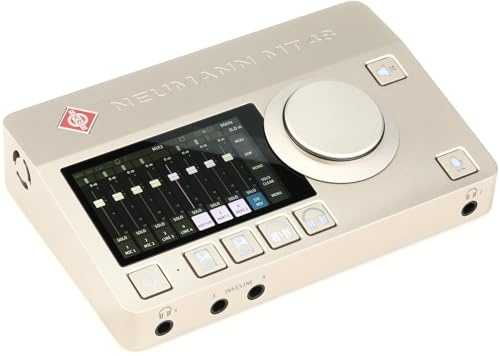 Neumann MT 48 US - Premium USB-C Audio Interface with Touchscreen Control, AES67, MIDI Interface, & ADAT/S/PDIF Expansion Connectivity