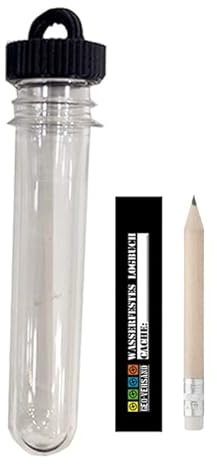 geo-versand Petling zum aufhängen 3tlg mit Logbuch Angel T5 Geocache Set Verschluss Hanger