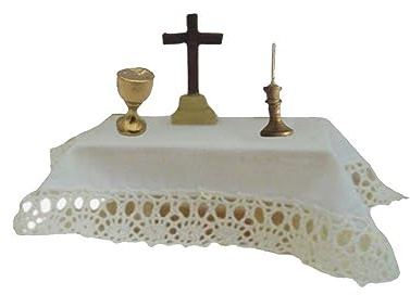 Altare chiesa per presepe- accessori presepe