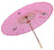 QWFVHJ Ombrello Parasole in Seta, Ombrello Parasole in Pizzo Vintage, Ombrello in Seta Cinese, Parasole in Tessuto di Seta, Decorazione Estiva, Decorazione Orientale Cinese(Pink)