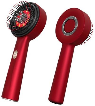 Kopfhautmassagegerät, elektrisch, Rotlichttherapie, kabellos, tragbar, Kopfmassagegerät, Kamm, Massagebürste für Haarbehandlung, Haarwachstum mit USB wiederaufladbar, Haaröl-Applikator, IPX7