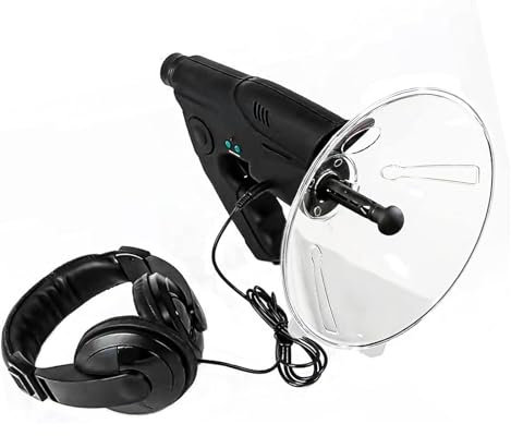 LLHTTDMBDFC Richtmikrofon Parabolmikrofon, Monokular X8 Bionic Ear Vergrößerung Monokularer Schallverstärker, Bionic Ear Langstrecken-Vogelhörteleskop 200M