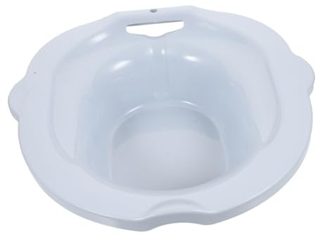 Anneome Sitzbadewanne für Schwangere Pp Blaue Sitzbad Wc Wanne aus Hygienischem Pp Material Großes Sitzbad zur Wochenbettpflege Vielseitiges Hygiene Waschbecken für Toilette und Pflege
