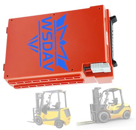 WSDAV Batterie Lithium 24 V 20 Ah 30 Ah 40 Ah pour Chariot élévateur électrique, Batterie Lifepo4 48 V 15 Ah 20 Ah pour Moteur de transpalette électrique 0-1 000 W,24v40ah
