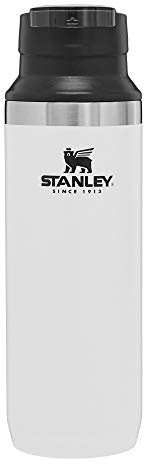 STANLEY Mountain Vacuum Switchback Mug Stainless Steel Water Bottle, Insulated Travel Coffee Mug with Double Walls, Grit Guard, and One-Handed Opening, Metal Flask for Hot and Cold Drinks