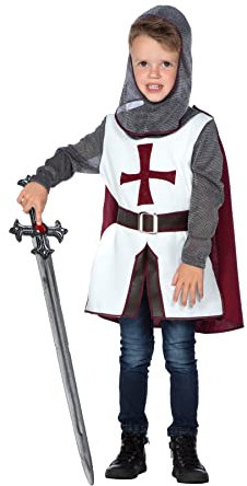 WILBERS & WILBERS 3332 - Ritter Kostüm für Kinder, dreiteiliges Set für Karneval, Mittelalter Verkleidung, 164