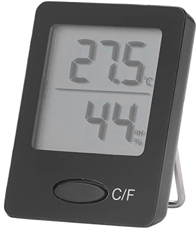 DEWIN Termometro Igrometro Digitale, Ambiente Misuratore di Umidità Igrometro Termometro per interni Temperatura Umidità Monitor Sensore Interno per Casa, Garage, Cantina WKS‑50