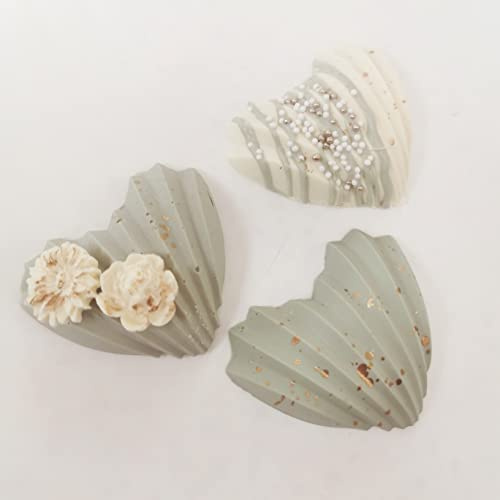 Moule Madeleine Coquillage Coeur Silicone