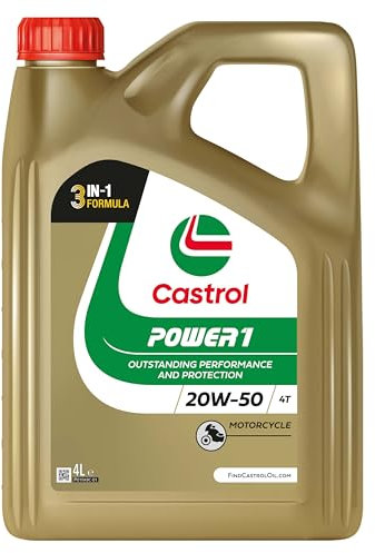 Castrol POWER1 4T 20W-50 Motorcycle Oil 4L