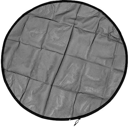 Regentonnen Netz, Regentonne Abdeckung mit Zugkordel, Durchmesser 60CM Verstellbares Wetterbeständiger Regentonnennetz Schutz vor Laub, Stechmücken & Mückenlarven Schutznetz Regentonne Abdeckung