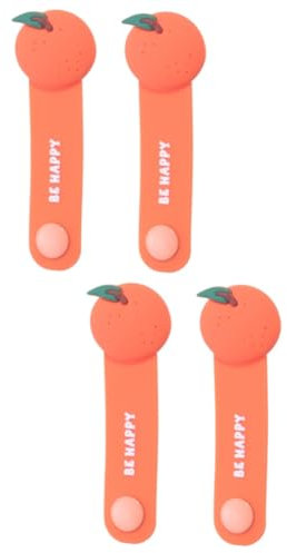 jojofuny 4stücke Silikon Kopfhörer Kabel Organizer Mit Druckknopf Kabelmanagement Für Handyladekabel Und Computerleitungen Zur Aufbewahrung Und Sortierung Orange