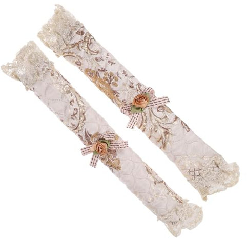 HONMEET Copri Maniglie Frigo Ricamato Protettivo in Morbido Per Cucina Decorativi Lungo Facile Da Installare Lavabile e Riutilizzabile Design Casual Rosa Protezione Antigelo Per Frigo