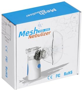 Nebuliser Machine for Adults Rechargeable Nebuliser Mask Portable Design, Handheld Mesh Nebuliser for Adults & Kids Easy to Use & Clean, Suit for Home & Travel (Assorted Colour)
