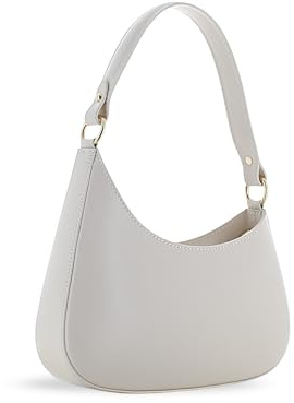 MARINA GALANTI, Borsa Hobo Piccola Donna in Vera Pelle, con Tracolla Aggiuntiva Regolabile e Removibile, Chiusura a Zip e Taschine Interne Multiuso, Made in Italy