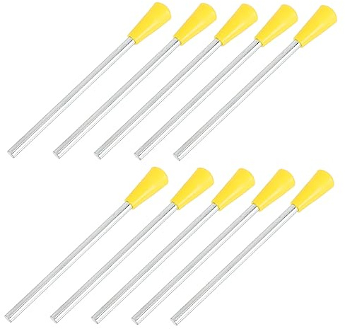 HAMPPLIES 10 Stück Professionelle Dreieck Eisenhämmer Schlaginstrument Zubehör für Musiker Schlagzeug Percussion