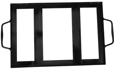 ibasenice Porte Châssis De Noir Émaillé pour Barbecue Ustensile De Cuisine pour Grillades Et Accessoire De Barbecue Robuste Et Stable pour Expérience