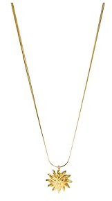 Purelei Iconic Sun Kette – Filigrane Snake-Chain-Halskette mit Sonnen-Anhänger – Edelstahl 14K/18K vergoldet – 50/55 cm – Symbolkette – 9 g – Wasserfest & Verstellbar