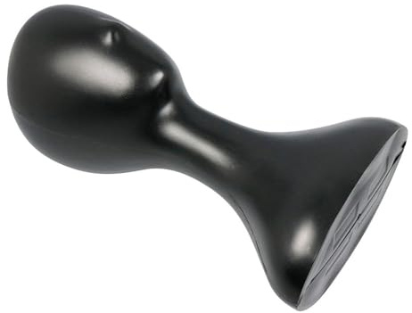 HONMEET Cabeza de Maniquí de Plástico Profesional para Exhibición de Sombreros y Accesorios Cabello, Modelo Compacto y Duradero para Salones y Uso Doméstico