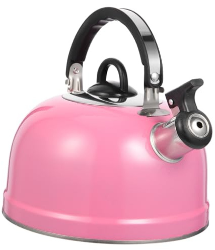 Zerodeko Hervidor De Agua De Acero Inoxidable 3 l Con Silbido De Seguridad Para Cocina De Gas, Tetera Práctica Para Uso Doméstico y Restaurante, Olla Calentadora Rápida y Confiable